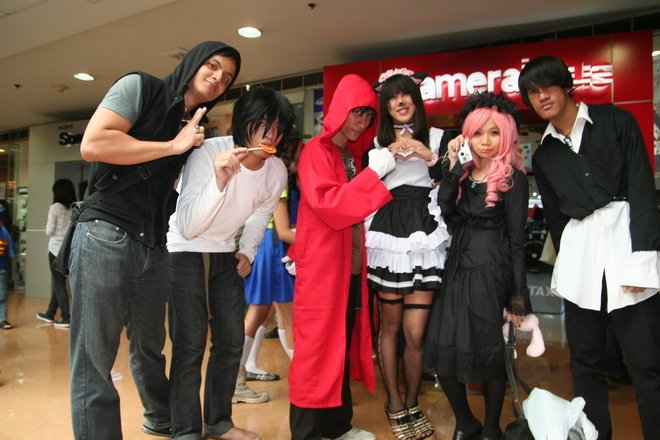 anime otaku ozine fest cosplay megamall manila Philippines event animax cosplay costume anbu mask cloak kunai wig naruto konoha ninja xtian mack shinobi japan anime obito