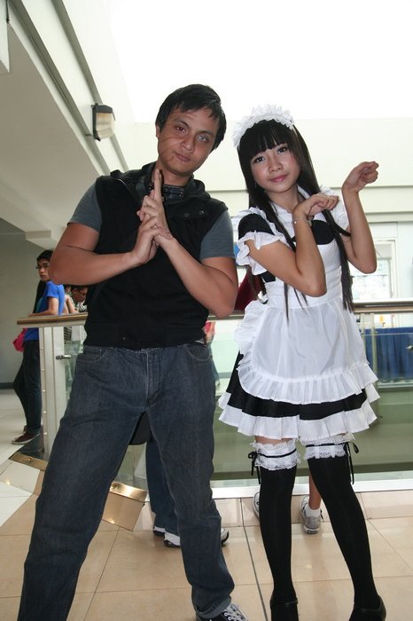 anime otaku ozine fest cosplay megamall manila Philippines event animax cosplay costume anbu mask cloak kunai wig naruto konoha ninja xtian mack shinobi japan anime obito meido maid