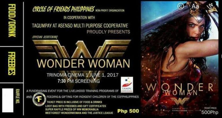 Upcoming Event Wonder Woman Special Screening_0001